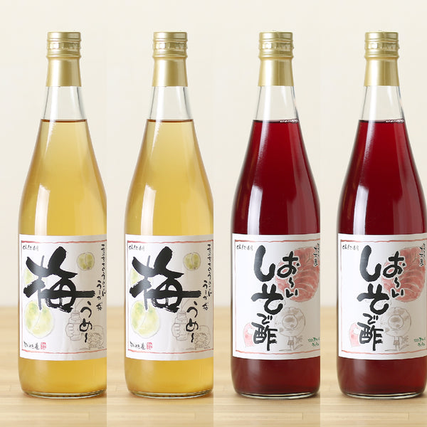 em梅ジュース4本 暑い夏を乗り切ろう！クエン酸たっぷり 梅シロップ 4倍希釈時25